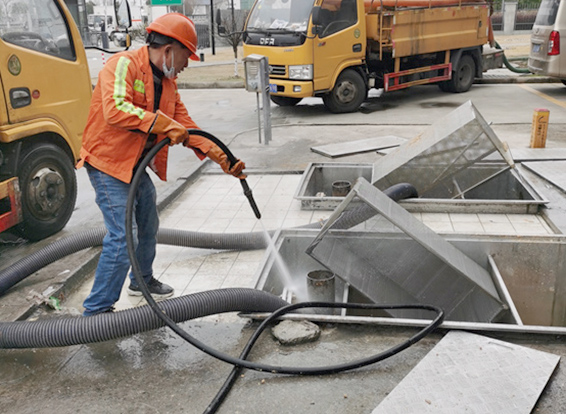 文罗镇隔油池清理